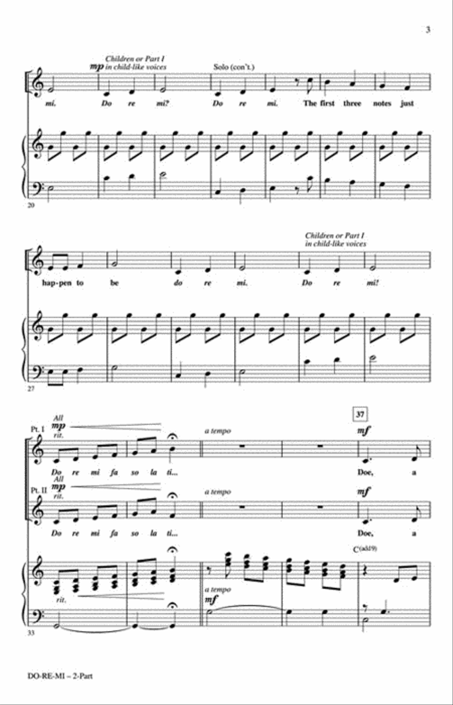 Do-Re-Mi 2-Part scores gallery preview page 3