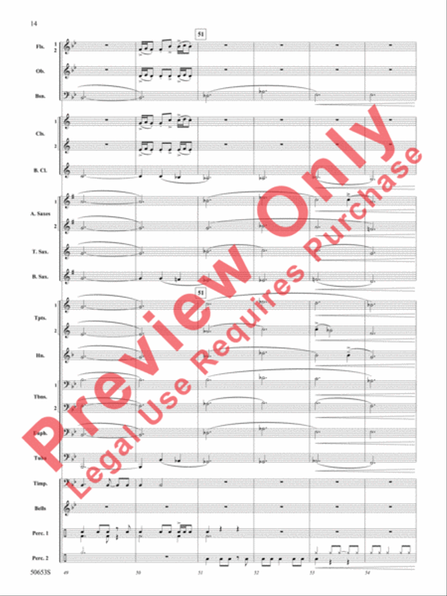 A Centennial Celebration A Centennial Celebration Concert Band scores gallery preview page 15