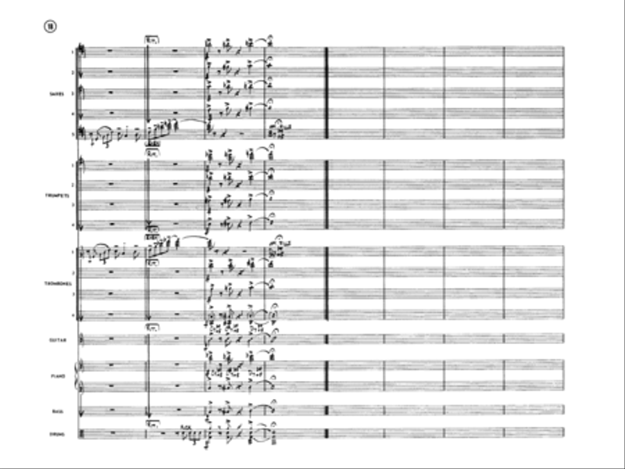 Superbone Meets The Badman Jazz Ensemble scores gallery preview page 19