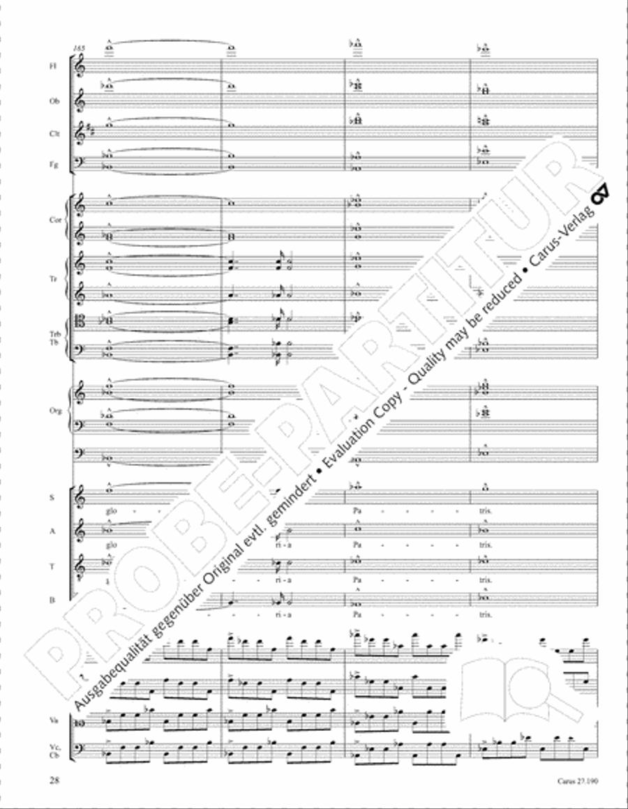 Te Deum 4-Part scores gallery preview page 35