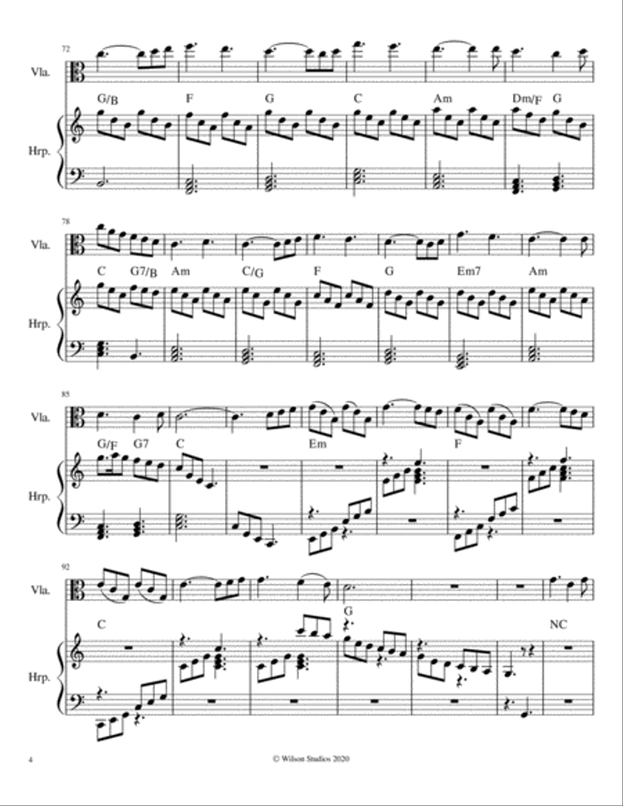 Our Great Savior (Jesus What a Friend For Sinners) Small Ensemble scores gallery preview page 4
