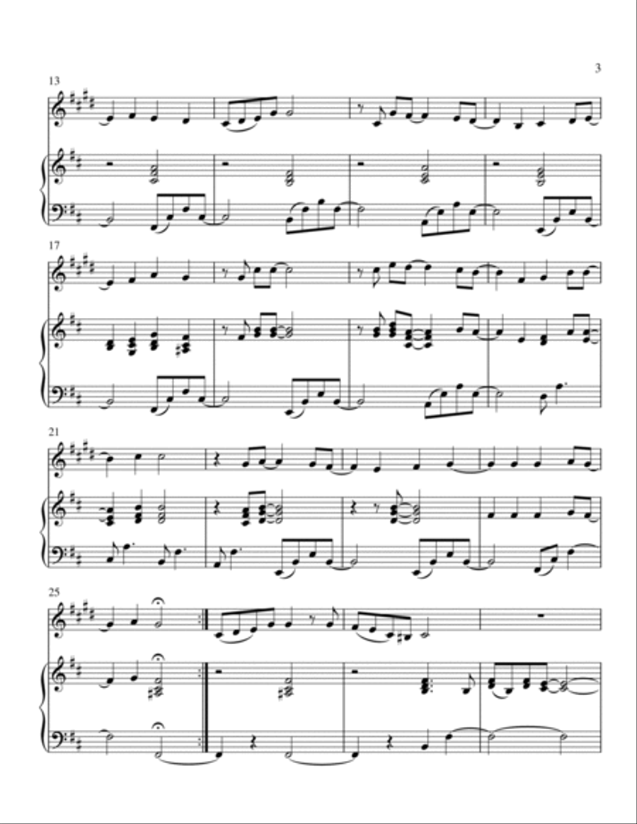 Mary, Did You Know? Small Ensemble scores gallery preview page 3