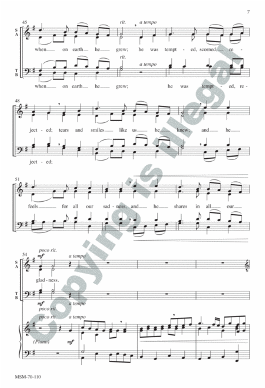 A Carol Suite SSATBB scores gallery preview page 7