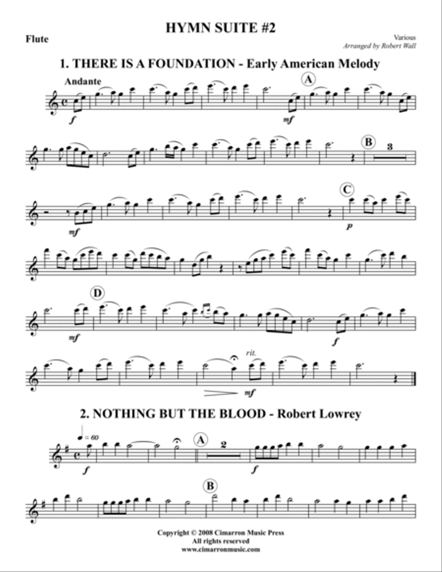 Hymn Suite #2 Hymn Suite #2 Woodwind Quintet scores gallery preview page 6