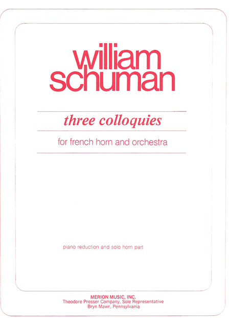 Three Colloquies