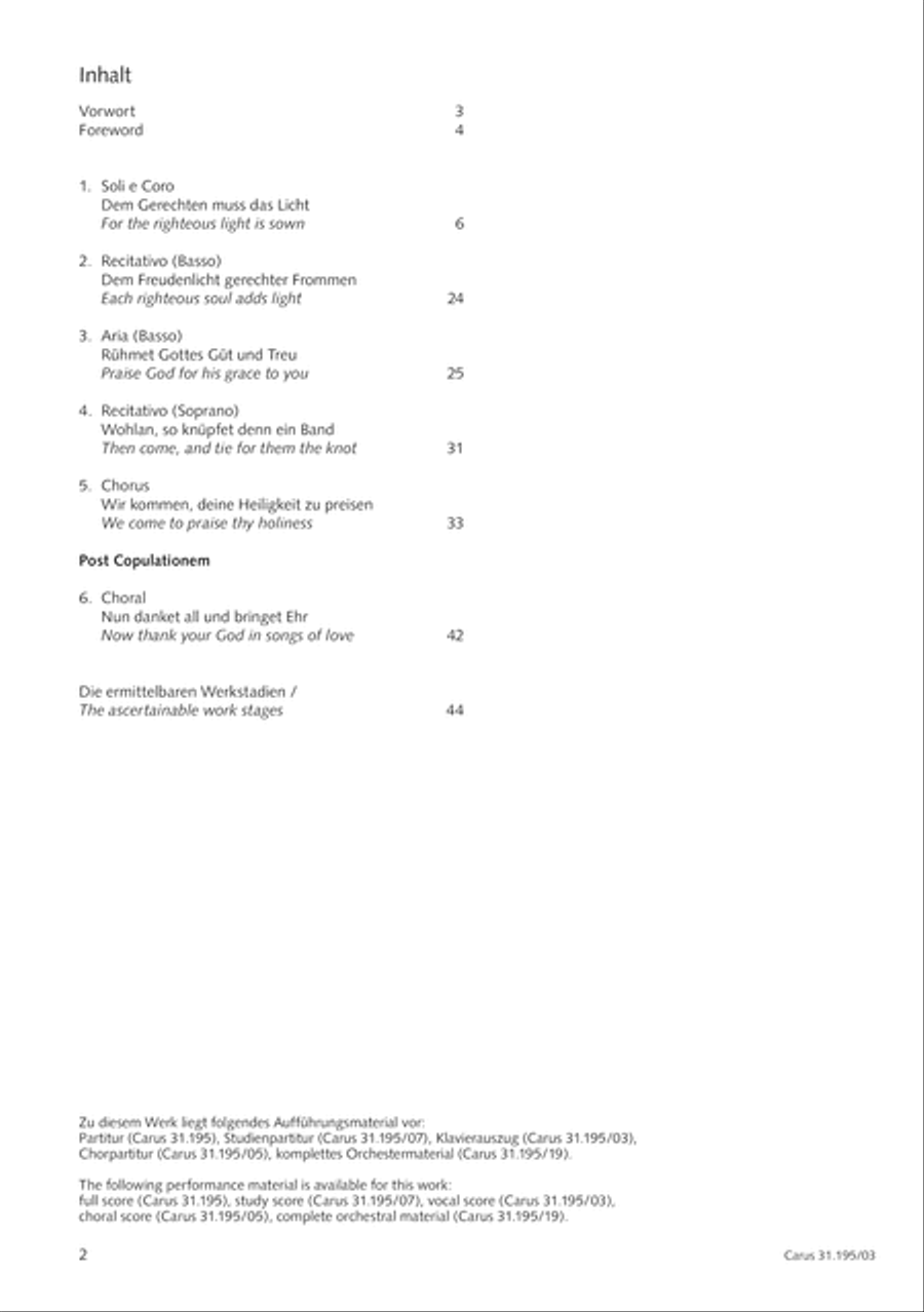 For the righteous light is sown (Dem Gerechten muss das Licht) 4-Part scores gallery preview page 3