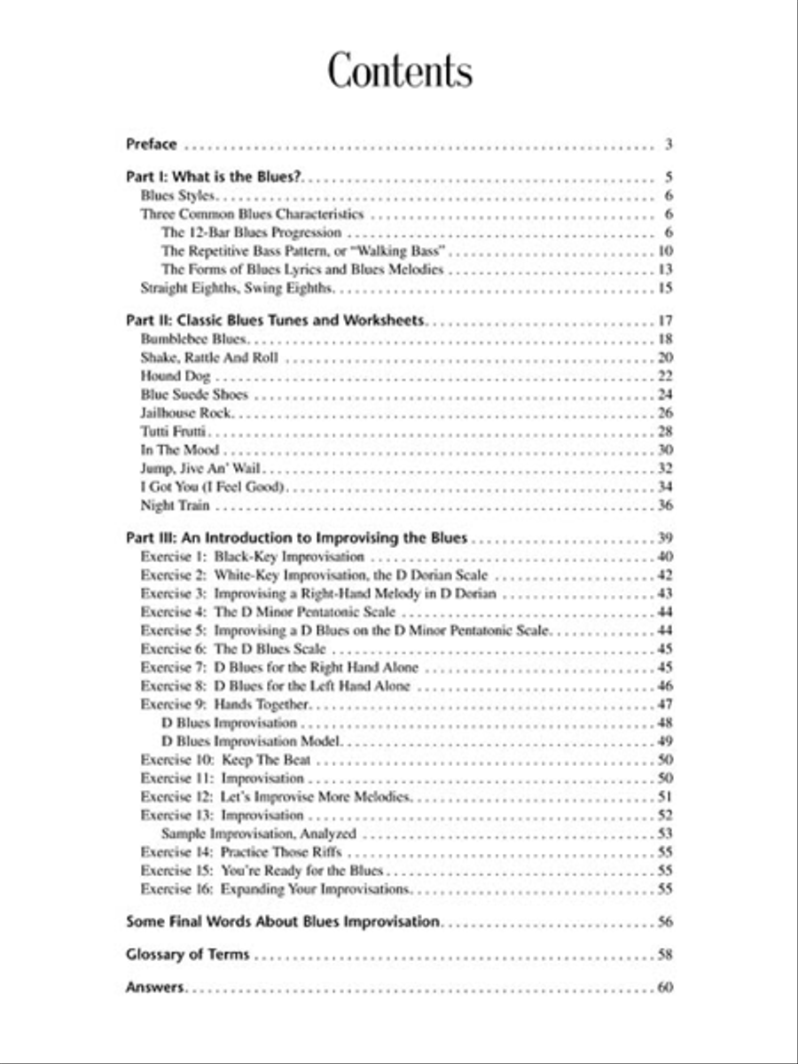 Play the Blues! Play the Blues! Piano Method scores gallery preview page 2