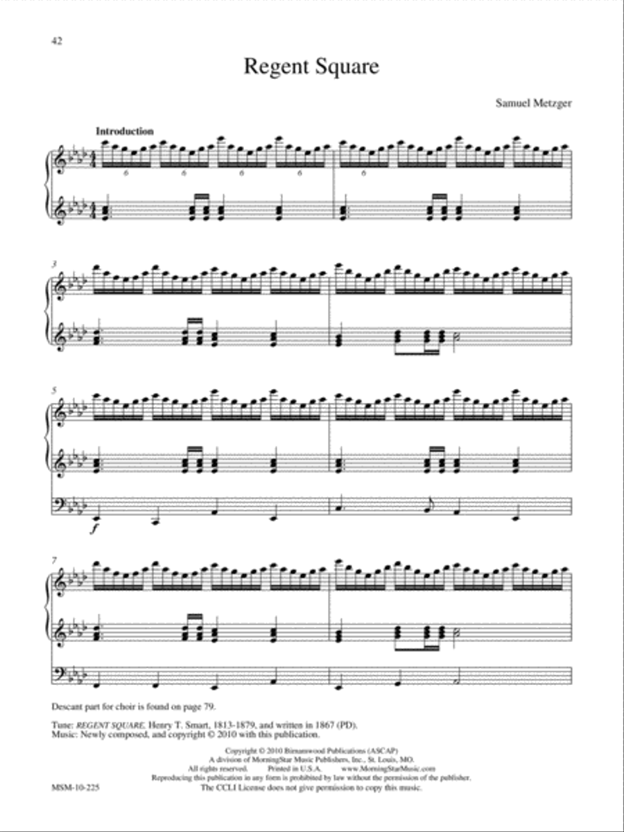 The Festival Hymn Collection, Volume 2 Organ scores gallery preview page 13