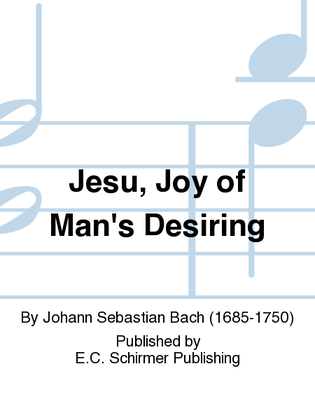 Book cover for Jesu, Joy of Man's Desiring (Wohl mir, dass ich Jesum habe) G Major
