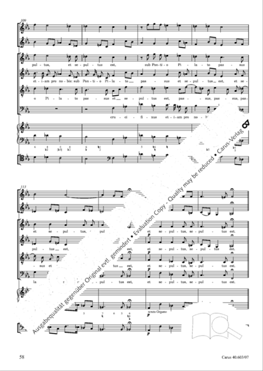 Grosse Orgelsolomesse in Es 4-Part scores gallery preview page 71