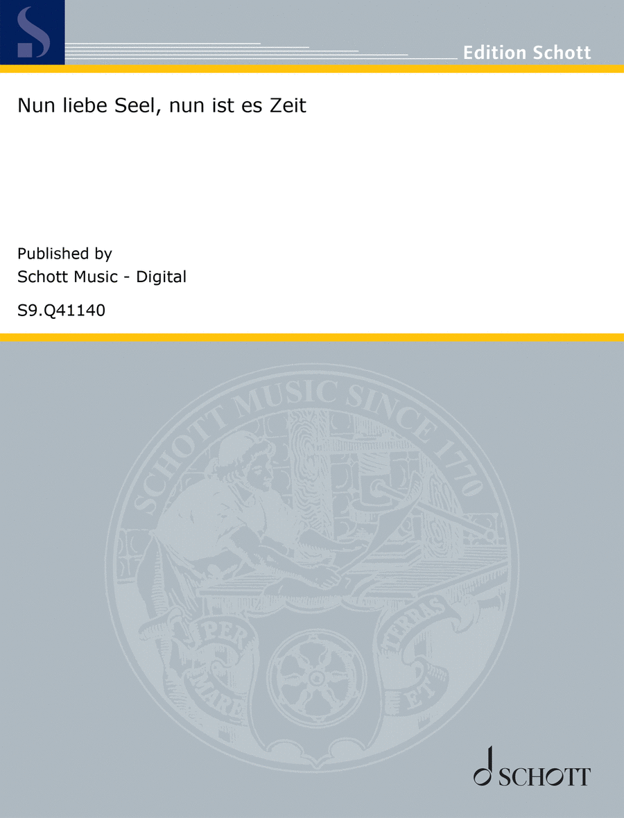 Nun liebe Seel, nun ist es Zeit Mixed Choir scores gallery preview page 1