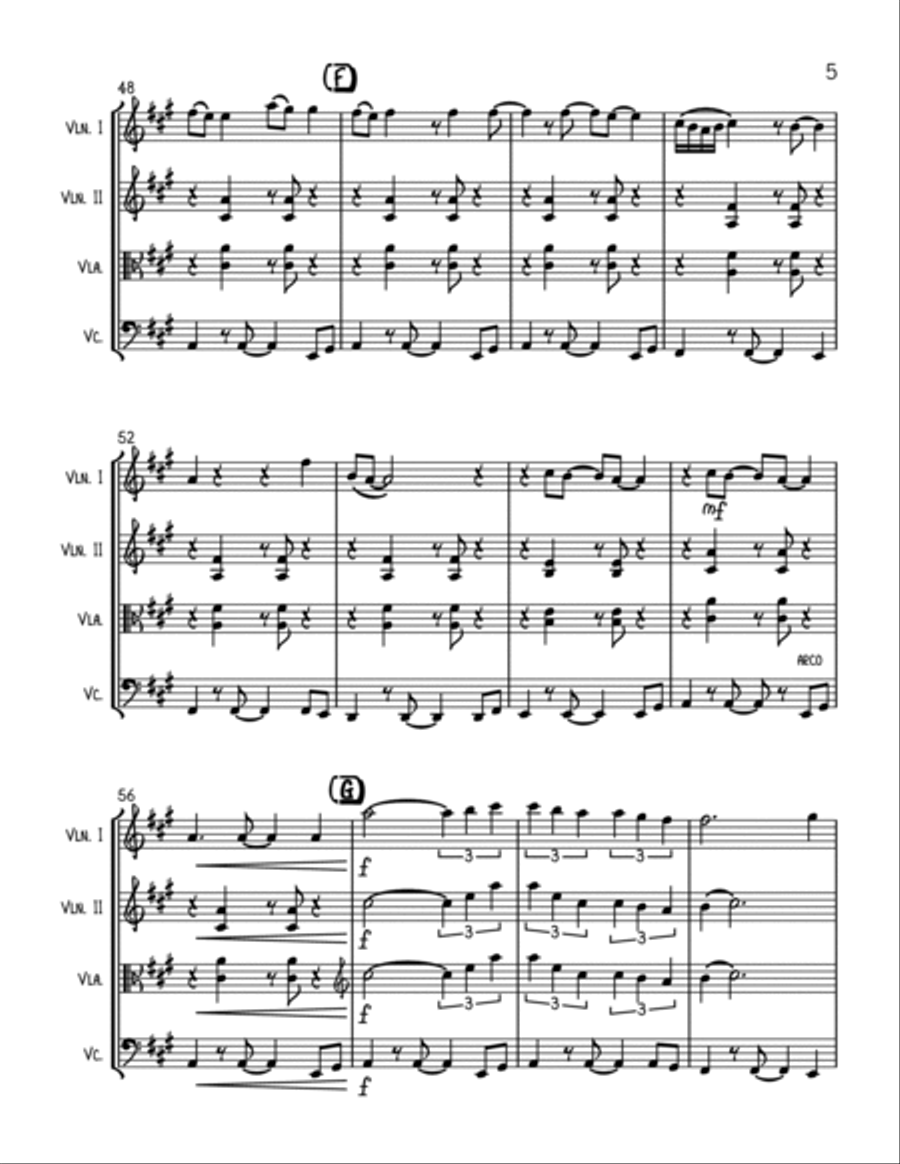 Stand By Me String Trio scores gallery preview page 5