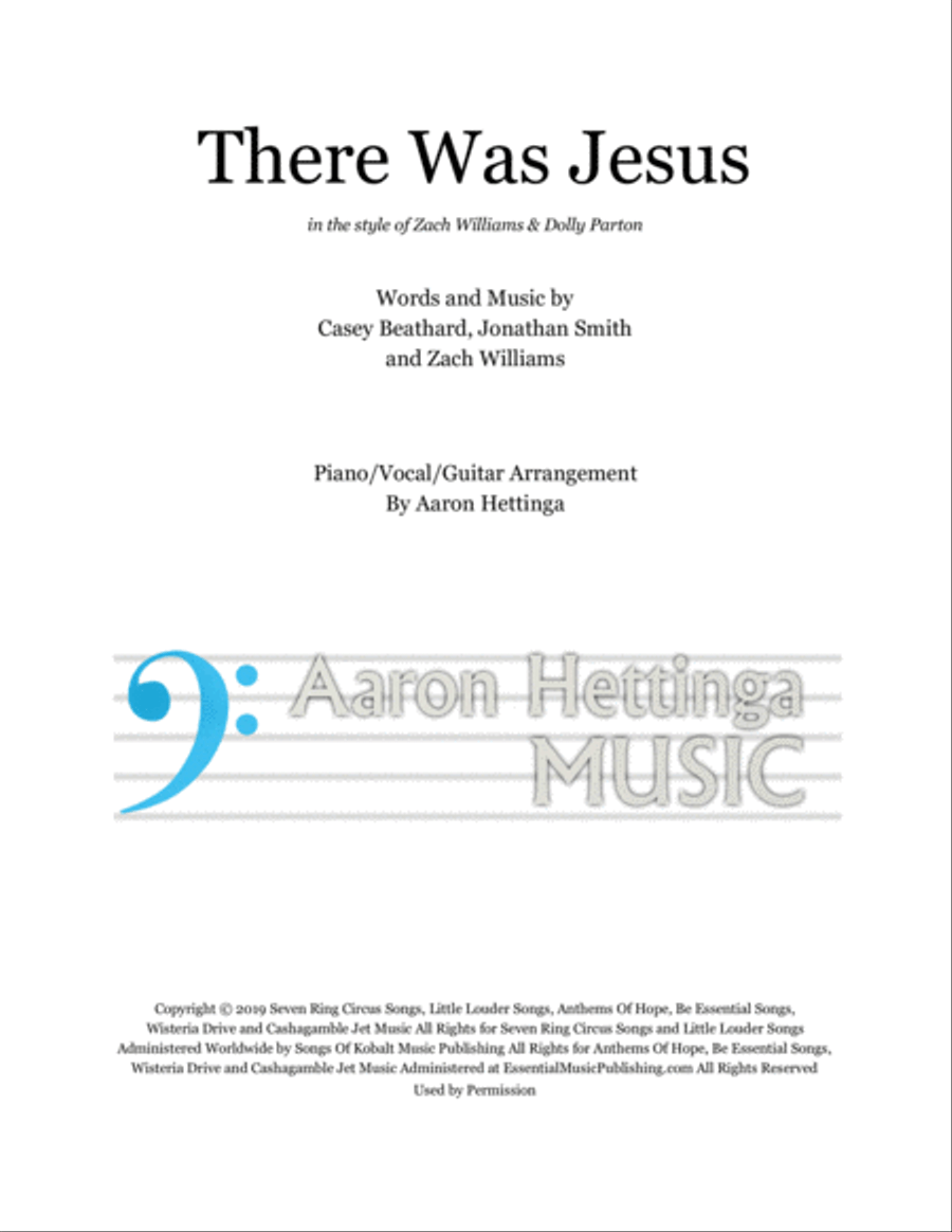 There Was Jesus Vocal Duet scores gallery preview page 1
