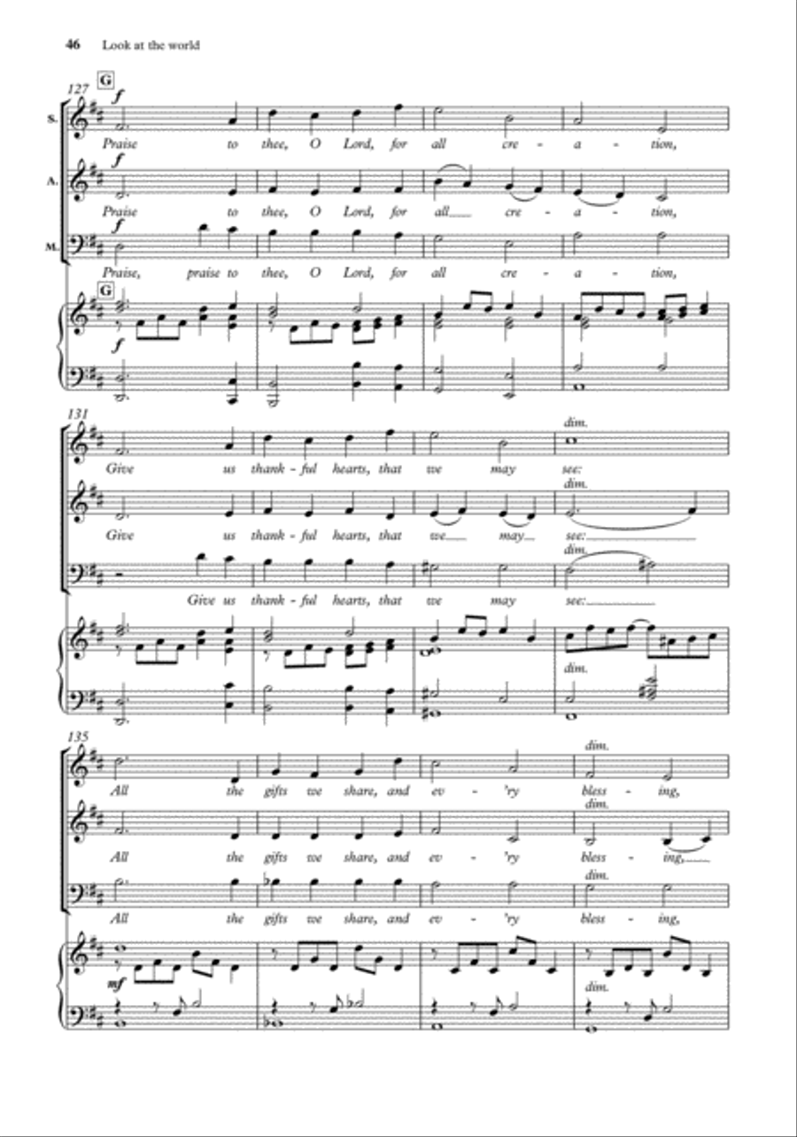 John Rutter Anthems for SA Men SA scores gallery preview page 44