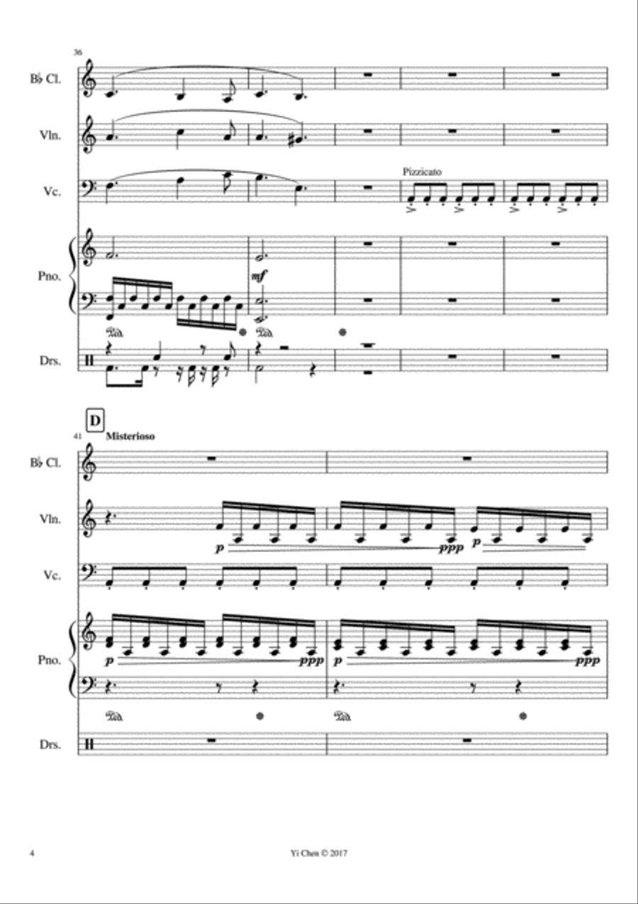 Tremor 0330 Small Ensemble scores gallery preview page 4