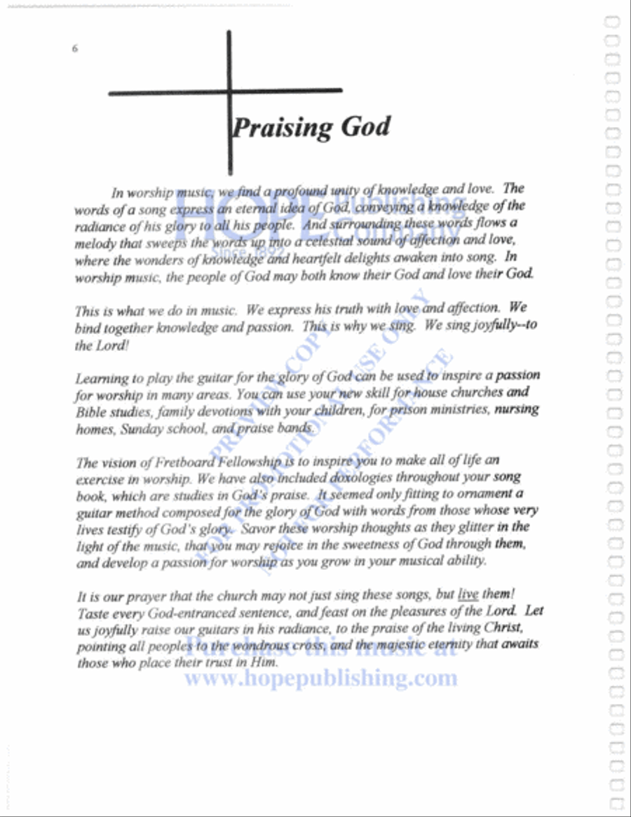 Praise and Worship Guitar with CD Guitar Solo scores gallery preview page 9