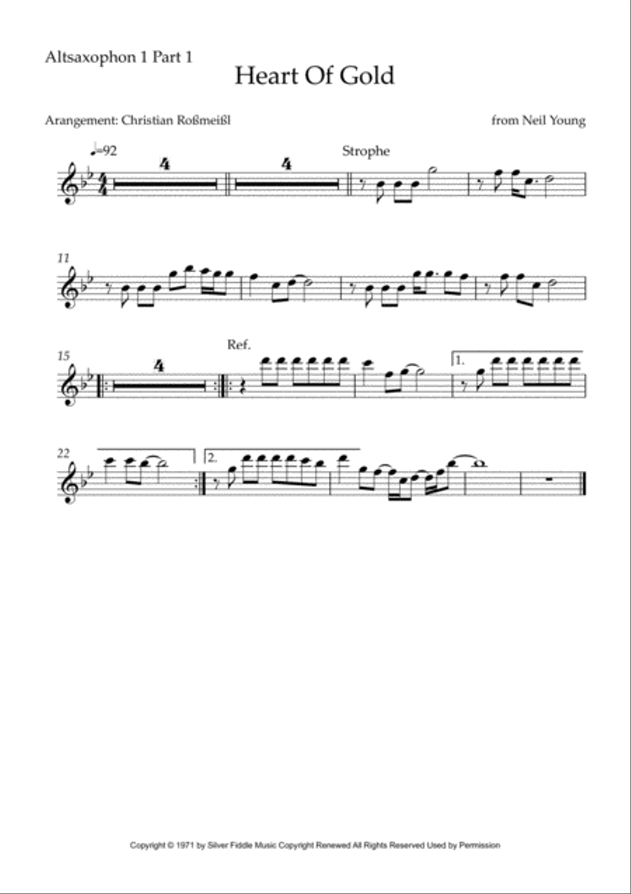 Heart Of Gold Heart Of Gold Woodwind Quintet scores gallery preview page 5