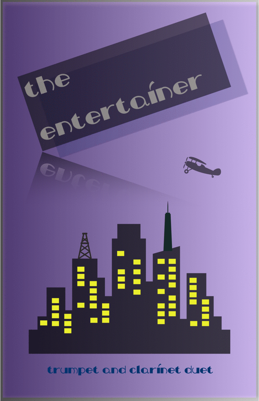 The Entertainer by Scott Joplin, Trumpet and Clarinet Duet Clarinet Duet scores gallery preview page 1