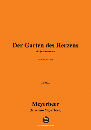 Meyerbeer-Der Garten des Herzens(Le jardin du cœur),in G Major