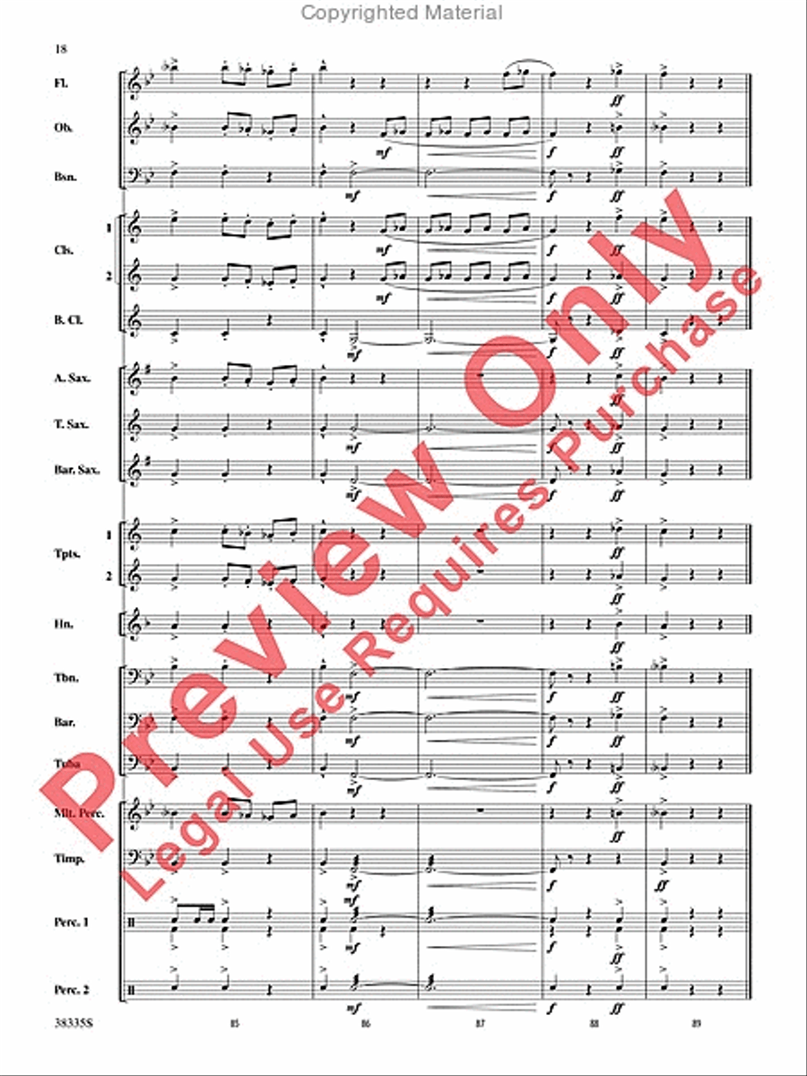 El Relicario El Relicario Concert Band scores gallery preview page 19