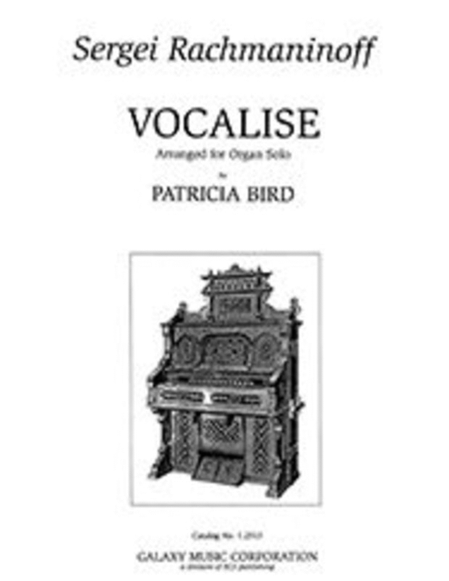Rachmaninoff - Vocalise For Organ Arr Bird