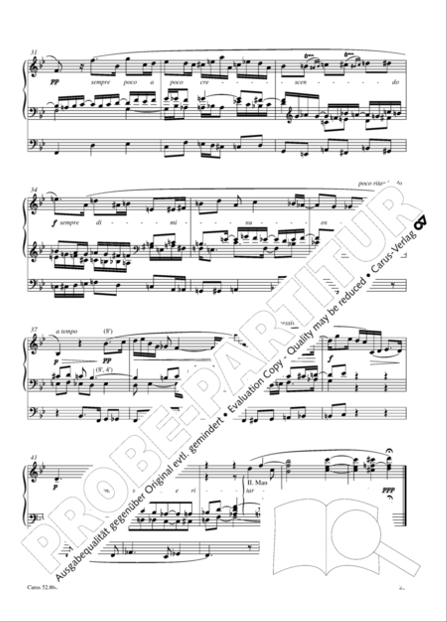 12 Stucke, Op. 59 Heft 2 Organ Solo scores gallery preview page 23