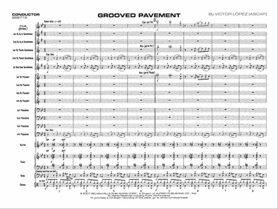 Grooved Pavement Jazz Ensemble scores gallery preview page 4