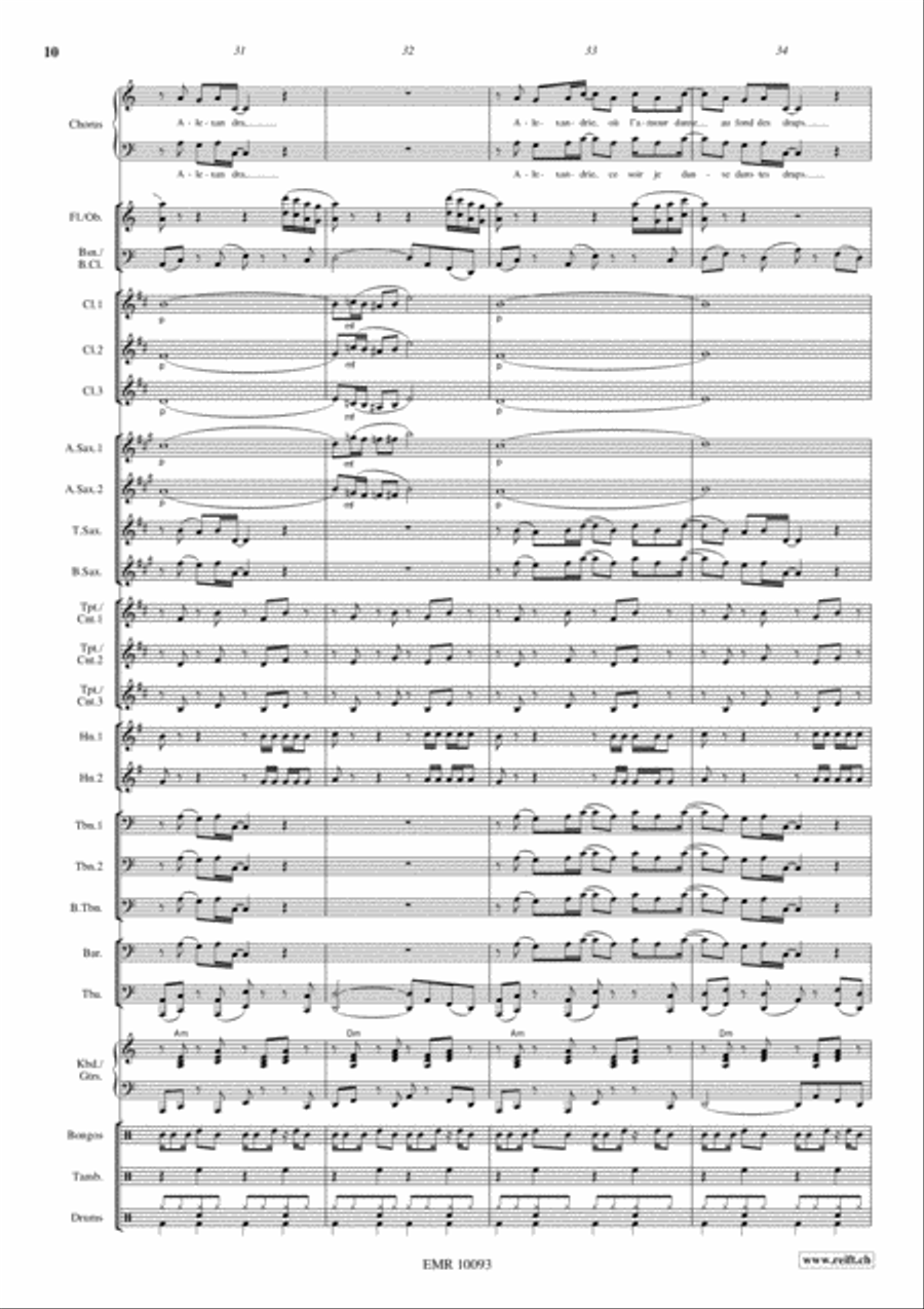 Alexandrie, Alexandra Alexandrie, Alexandra 4-Part scores gallery preview page 11