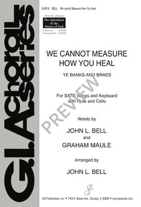Book cover for We Cannot Measure How You Heal