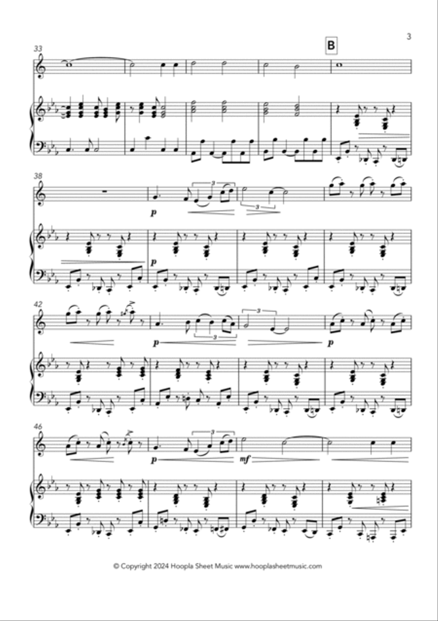 Battle Hymn of the Republic (Rock Style) Alto Saxophone scores gallery preview page 3