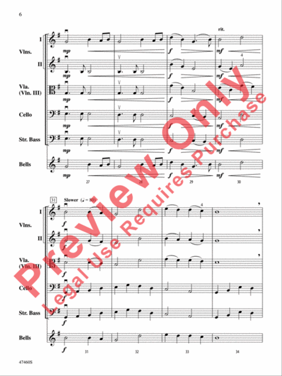 Eventide String Orchestra scores gallery preview page 7