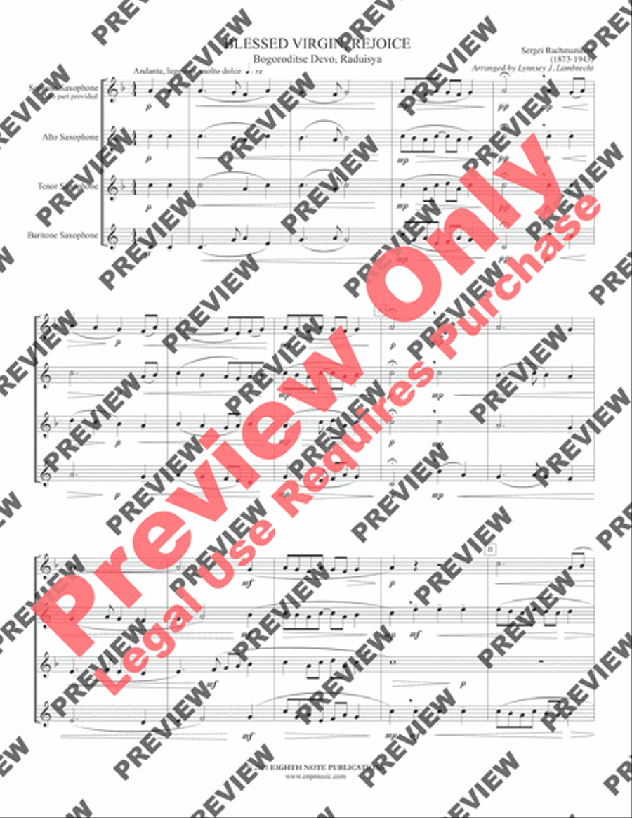 Blessed Virgin, Rejoice Blessed Virgin, Rejoice Small Ensemble scores gallery preview page 3