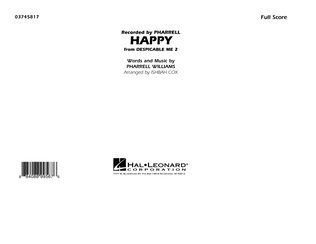 Book cover for Happy (from Despicable Me 2) - Conductor Score (Full Score)