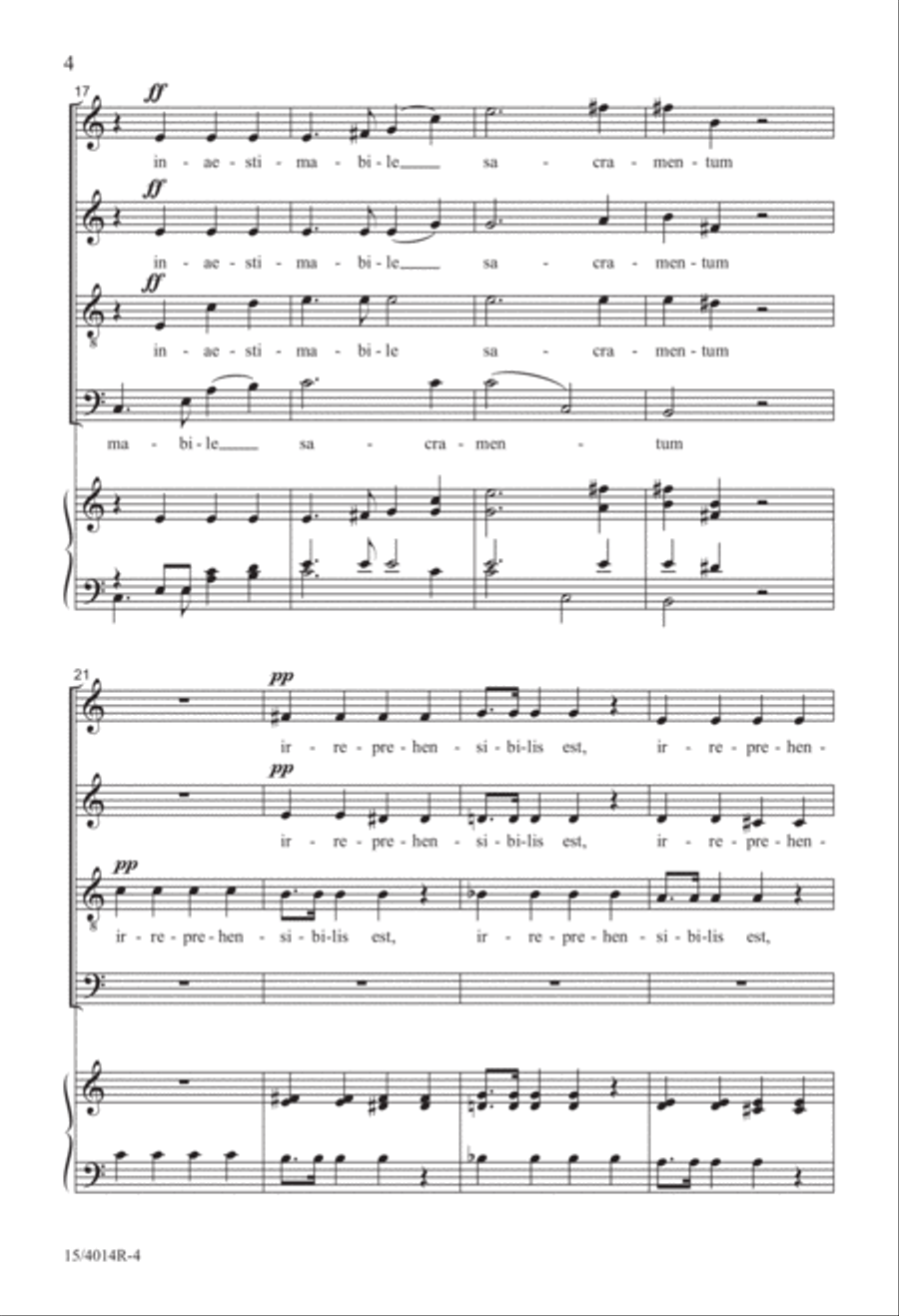 Locus Iste Locus Iste 4-Part scores gallery preview page 4