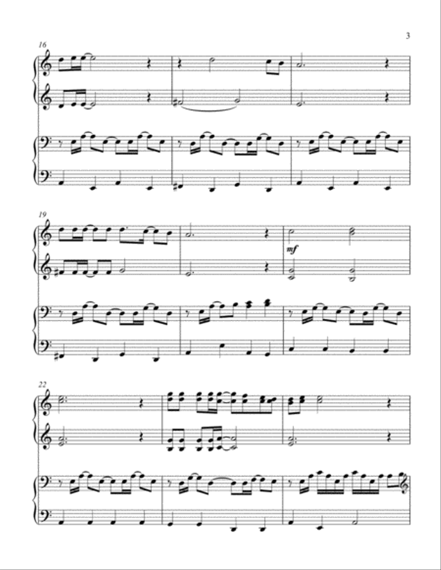 Dust In The Wind 1 Piano, 4-Hands scores gallery preview page 4