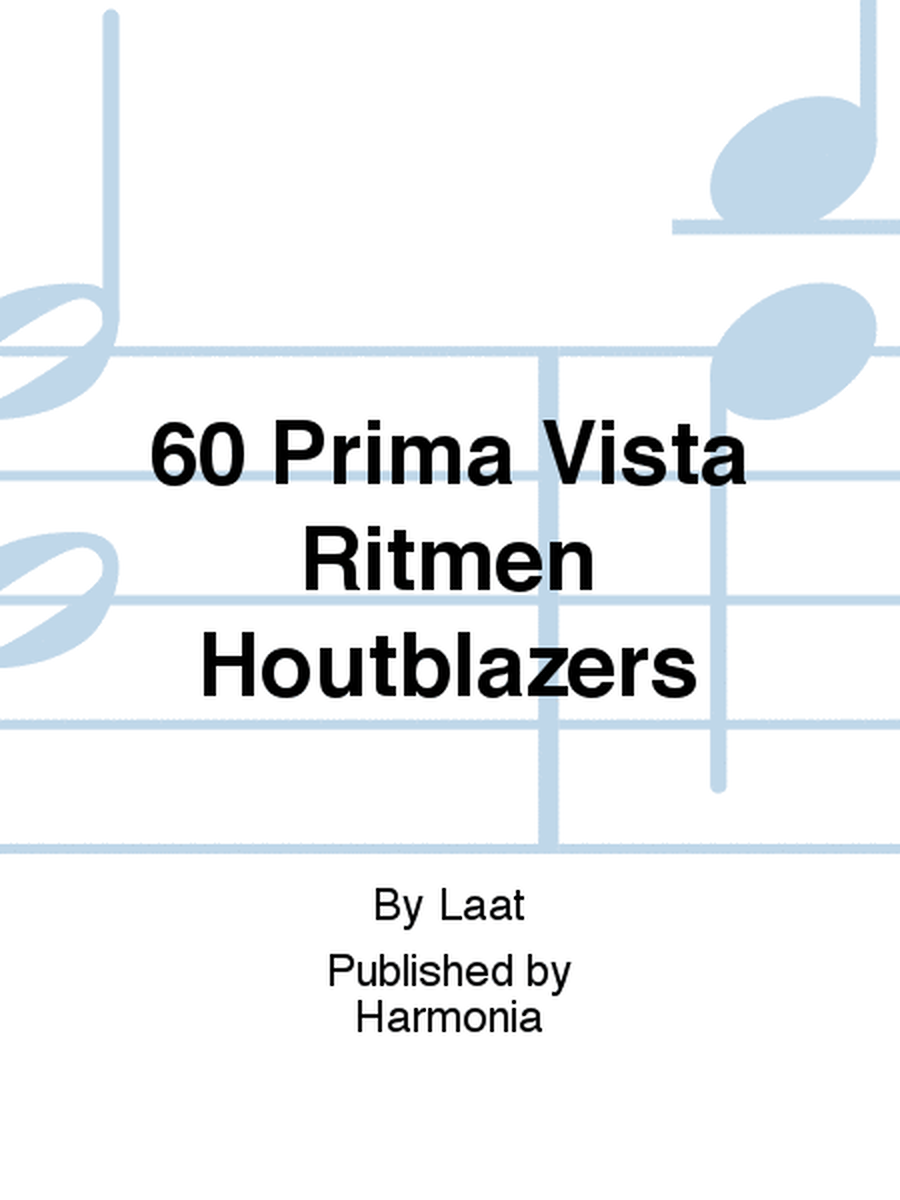 60 Prima Vista Ritmen Houtblazers