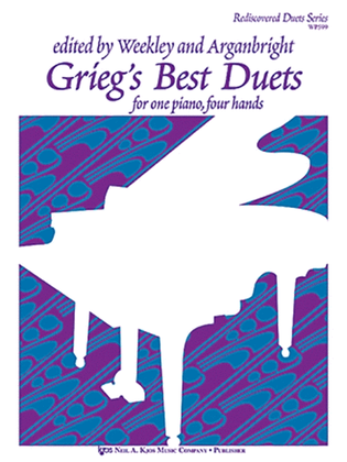Book cover for Grieg's Best Duets - One Piano, Four Hands