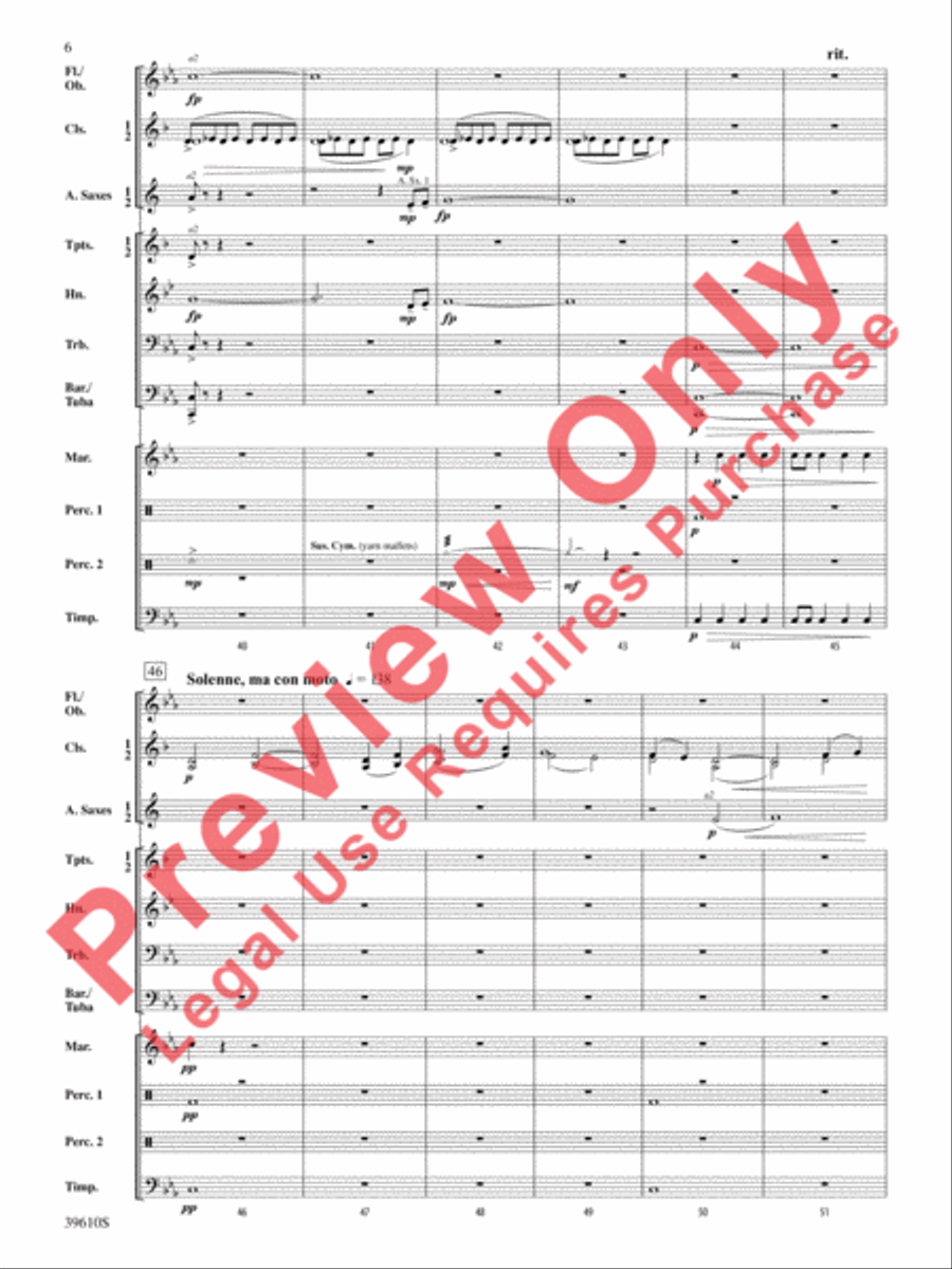 Hercules vs. the Hydra Concert Band scores gallery preview page 7