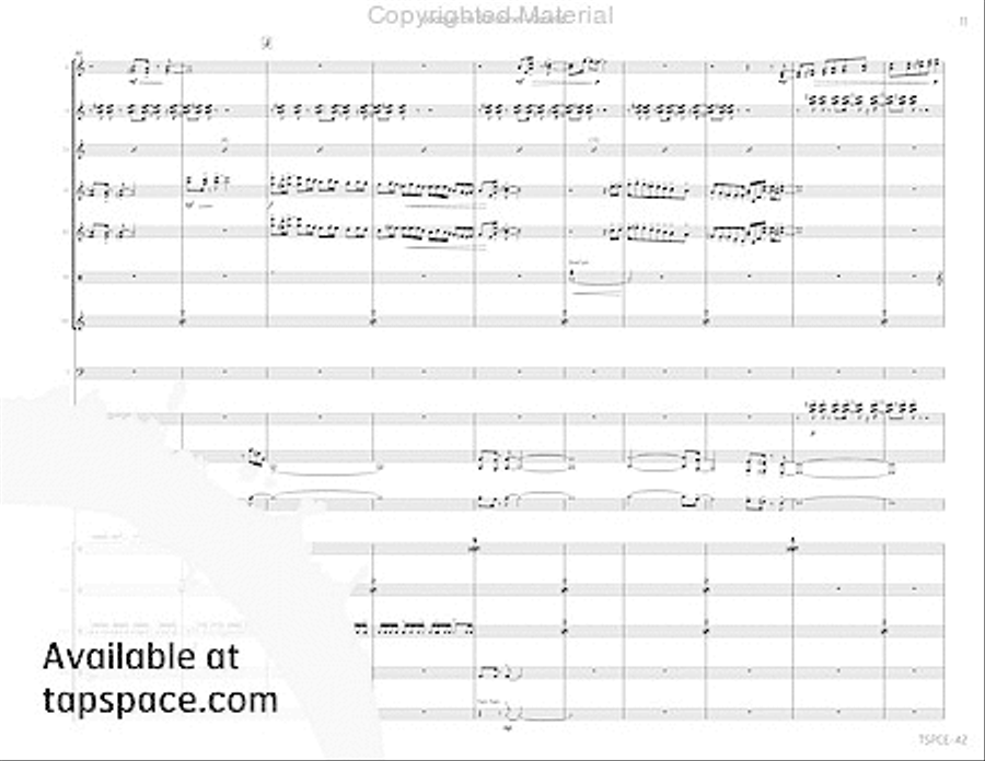 Joaquin on Sunshine Joaquin on Sunshine Percussion Ensemble scores gallery preview page 16