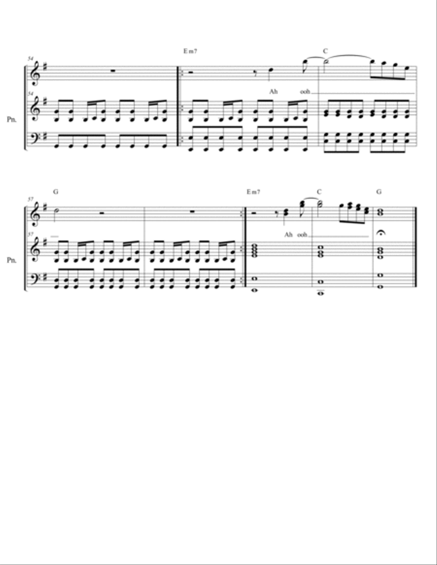 The Scientist Piano scores gallery preview page 6