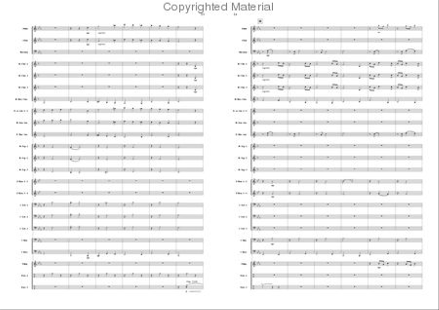 O Christmas Tree Concert Band scores gallery preview page 7