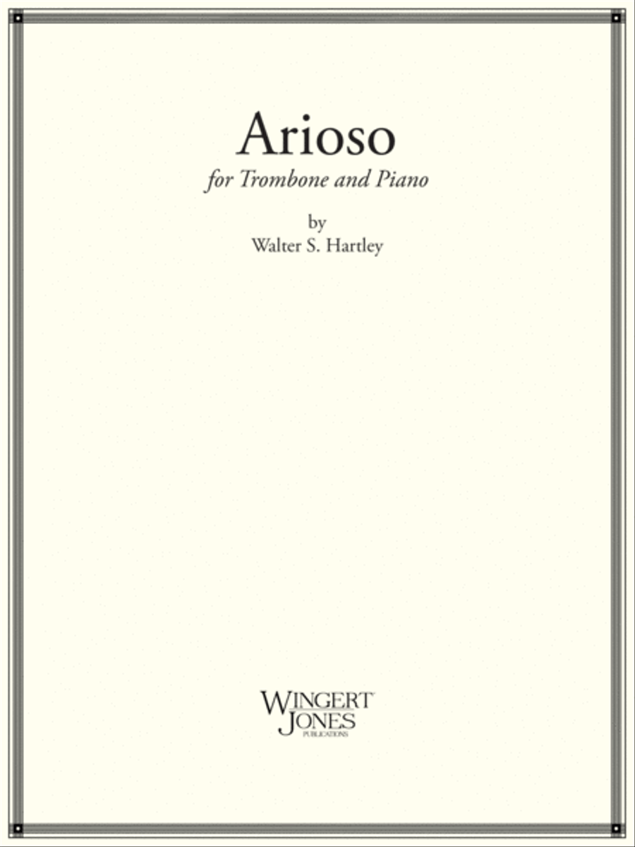 Arioso Trombone scores gallery preview page 1