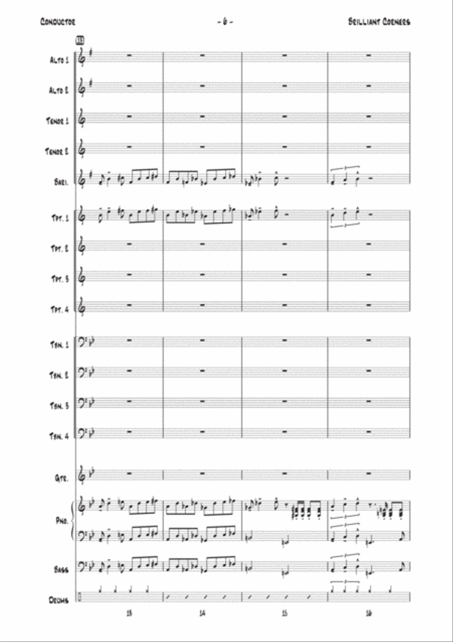 Brilliant Corners Jazz Ensemble scores gallery preview page 6