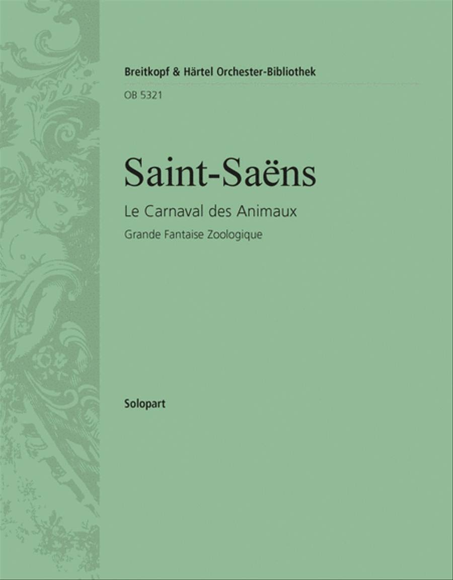 Le Carnaval des Animaux (The Carnival of the Animals) Orchestra scores gallery preview page 1