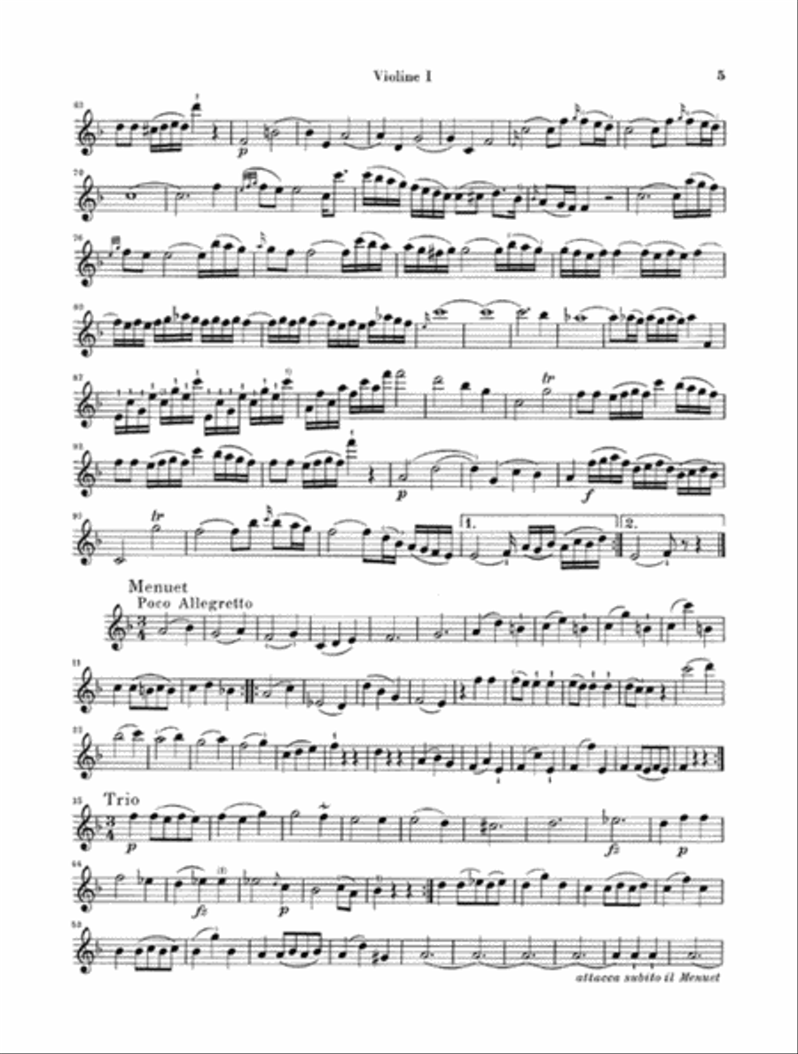Joseph Haydn – String Quartets Volume III, Op. 17 String Quartet scores gallery preview page 3
