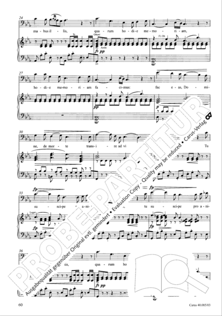 Missa pro defunctis Missa pro defunctis 4-Part scores gallery preview page 61