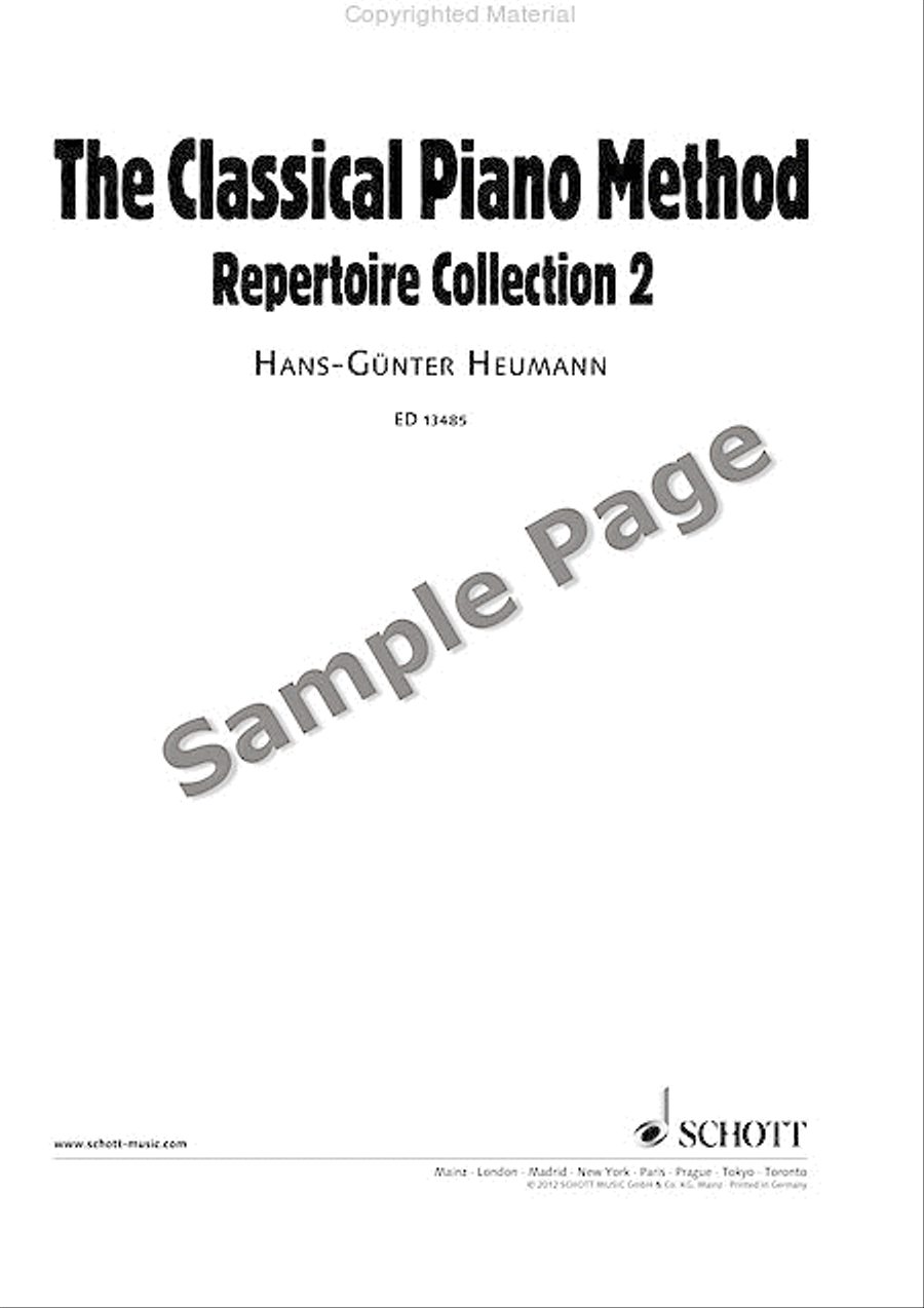 The Classical Piano Method – Repertoire Collection 2 Piano Method scores gallery preview page 2