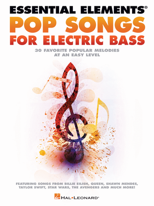 Book cover for Essential Elements Pop Songs for Electric Bass