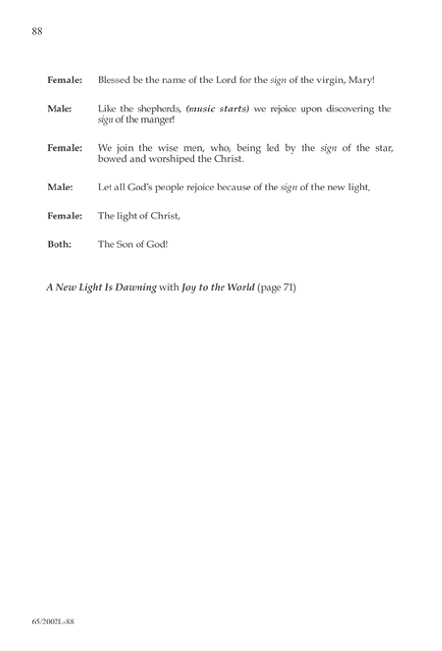 And This Shall Be a Sign And This Shall Be a Sign 4-Part scores gallery preview page 89