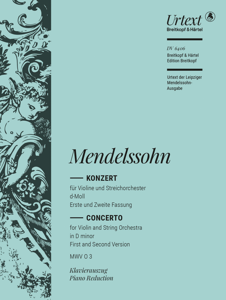 Violin Concerto in D minor MWV O 3 Violin Solo scores gallery preview page 1